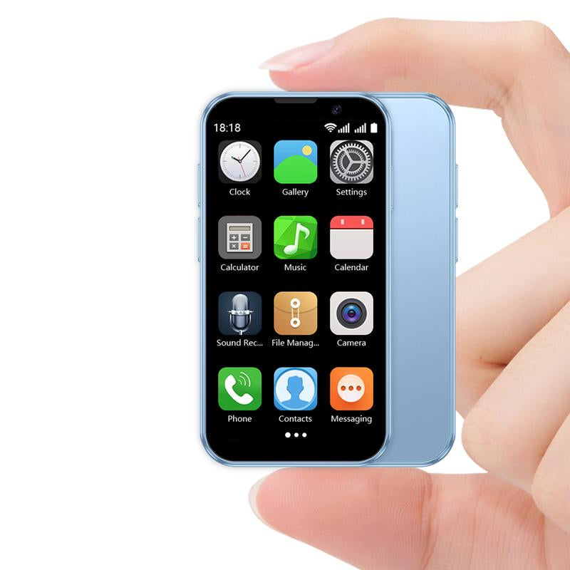 SOYES 3.0” Mini Smartphone with HD Touchscreen, Dual Cameras (3MP+5MP), GPS, Android, Lightweight & Portable - Perfect Kids’ Learning Tool & Toy Cellphone Gift