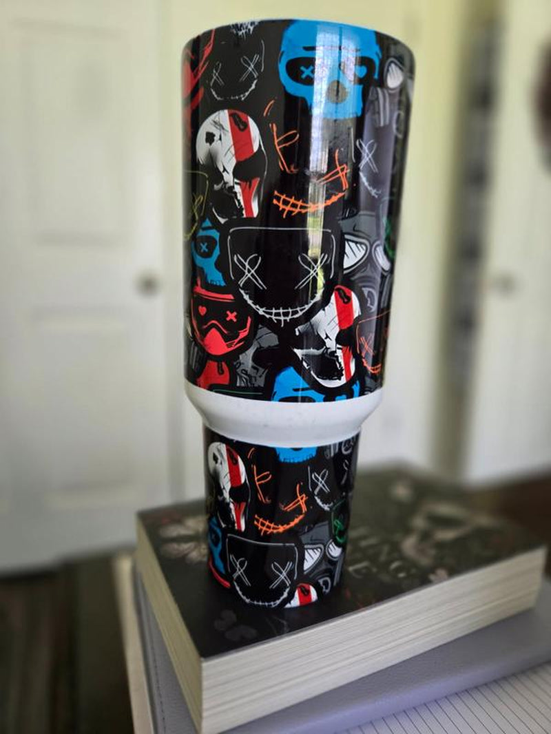 Stainless Steel 40 Oz Tumbler with Handle - Book Boyfriends - Elegant Drinkware for Everyday Use - Bottle