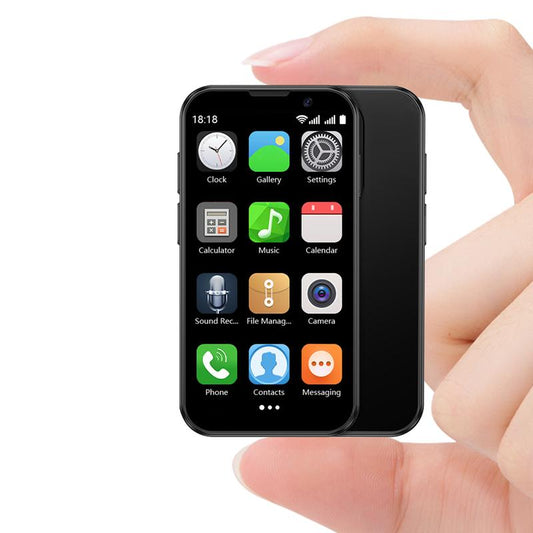 SOYES 3.0” Mini Smartphone with HD Touchscreen, Dual Cameras (3MP+5MP), GPS, Android, Lightweight & Portable - Perfect Kids’ Learning Tool & Toy Cellphone Gift